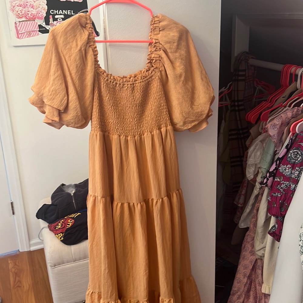 Organge/brown maxi dress unused !!